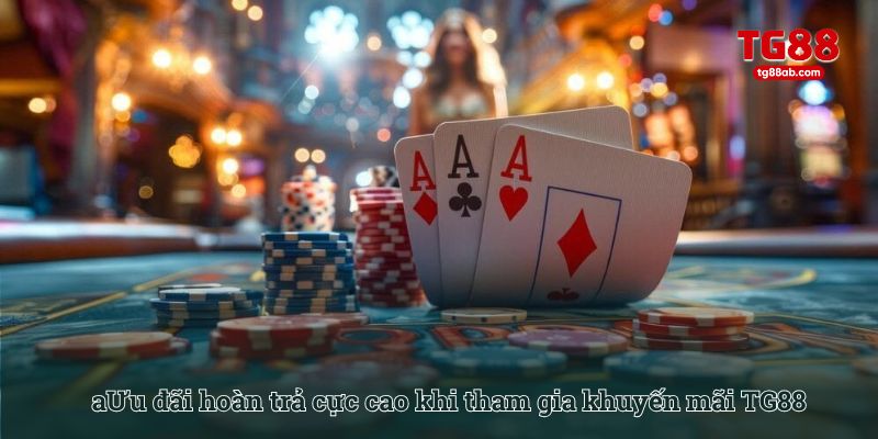 Ưu đãi hoàn trả cực cao khi tham gia khuyến mãi TG88
