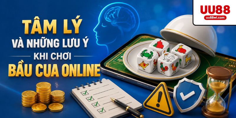 Tâm lý và những lưu ý khi chơi bầu cua online